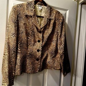 Gorgeous silk Allison Taylor jacket